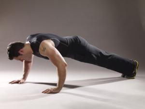 Staggered Pushup