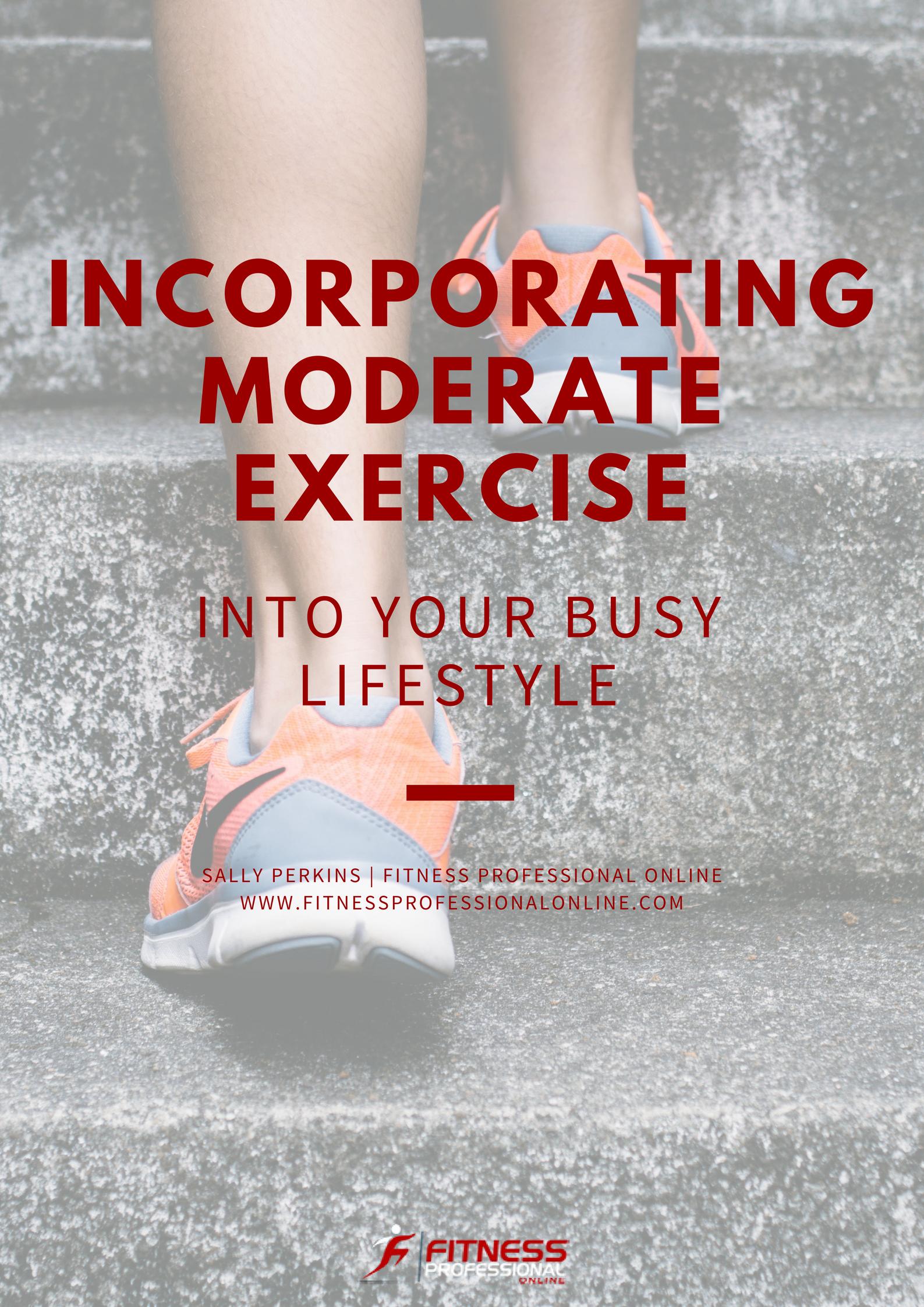 The following recommendations will help you to encourage your clients to incorporate exercise into their busy lifestyles at a gentle pace.